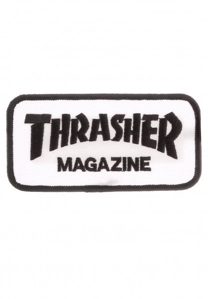 Thrasher Patch White Black