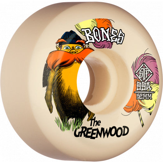 Bones Greenwood 54mm V5 Sidecut STF 99A