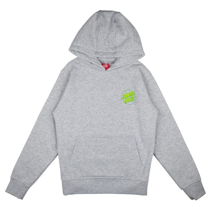Santa Cruz Youth Grip Dot Hood Grey