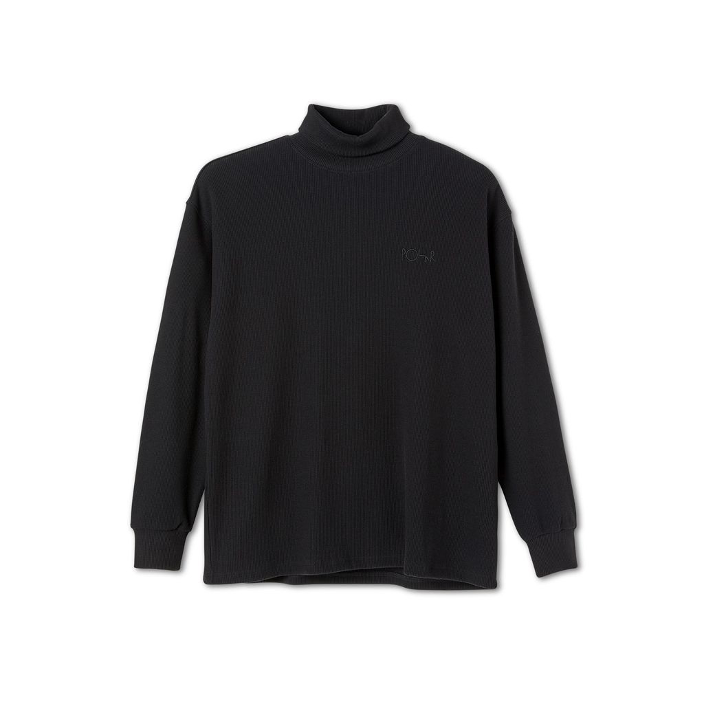 polar Shin Turtleneck Black