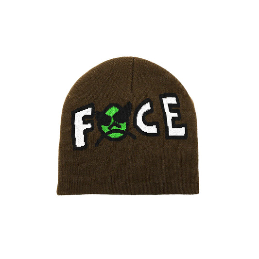 F*CE M*D BEANIE - BROWN - FACE