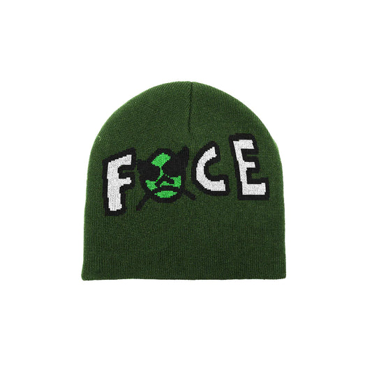 F*CE M*D BEANIE - GREEN - FACE