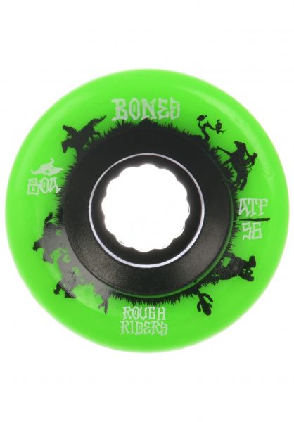 Bones Rough Rider 80a Wranglers Green ATF 59mm (Soft Wheels)