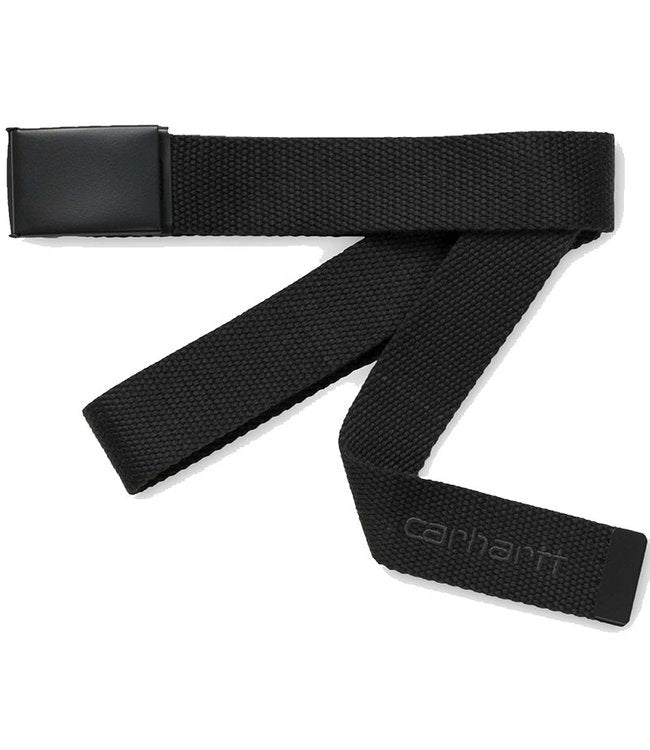 Carhartt WIP Script Clip Belt Tonal Black/Black