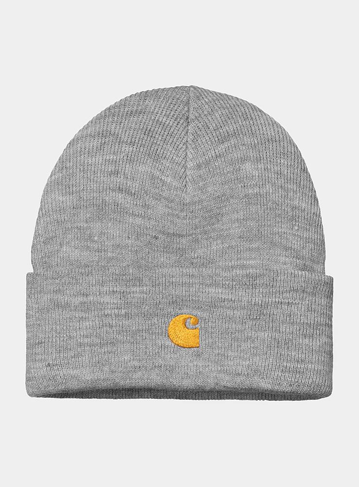 Carhartt Chase Beanie Grey Heather/Gold