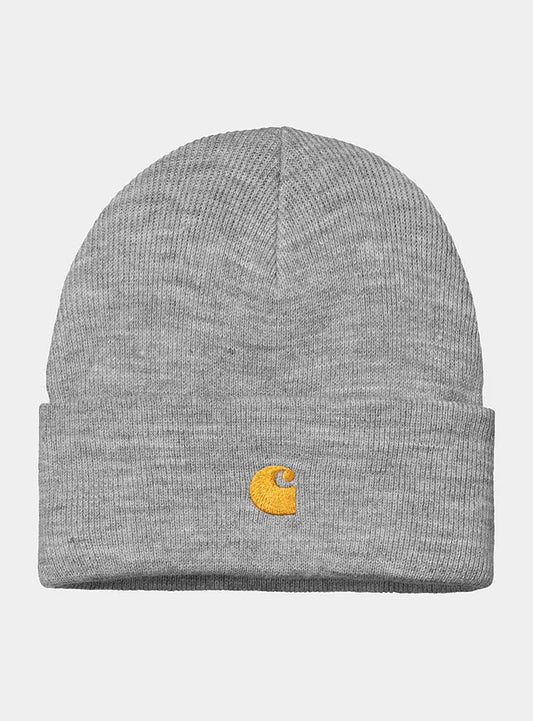 Carhartt Chase Beanie Grey Heather/Gold