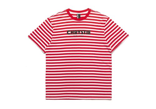 Chrystie NYC Stripe Tee Red