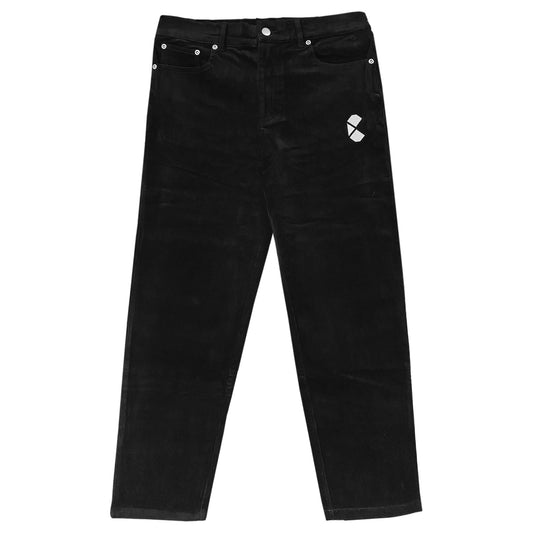 Curb Cord Pants Black