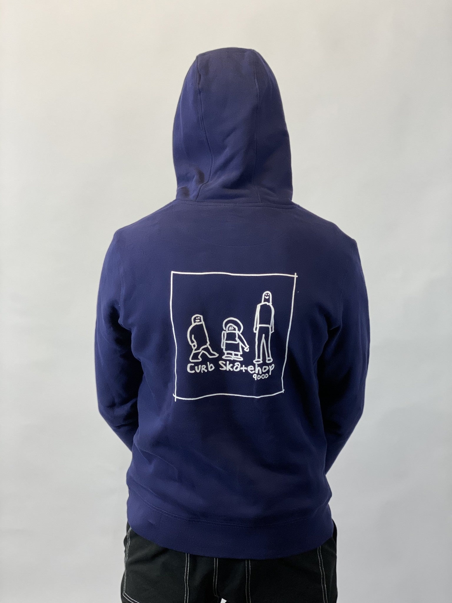 Curb x Gonz Family Hood Navy