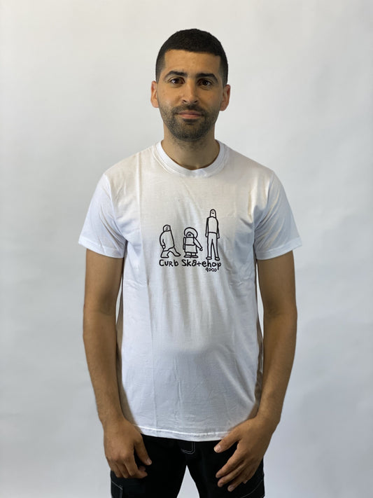 Curb x Gonz Family Tee White