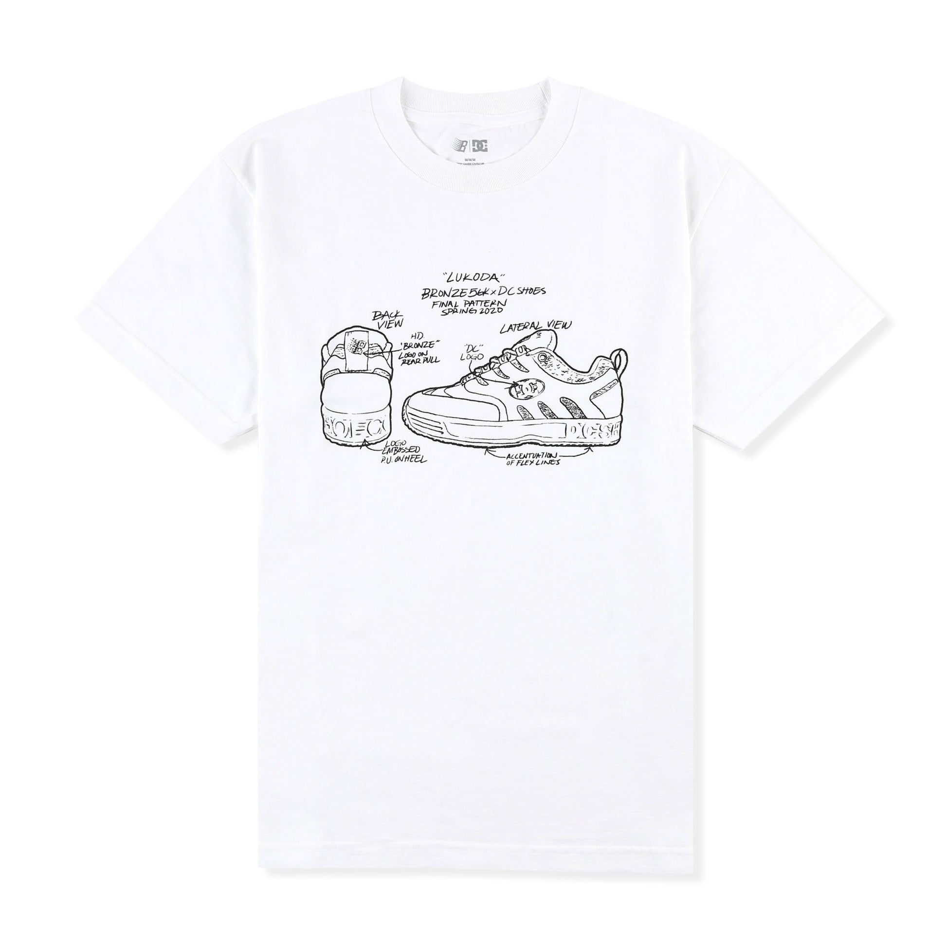 DC x Bronze 56K Tee White