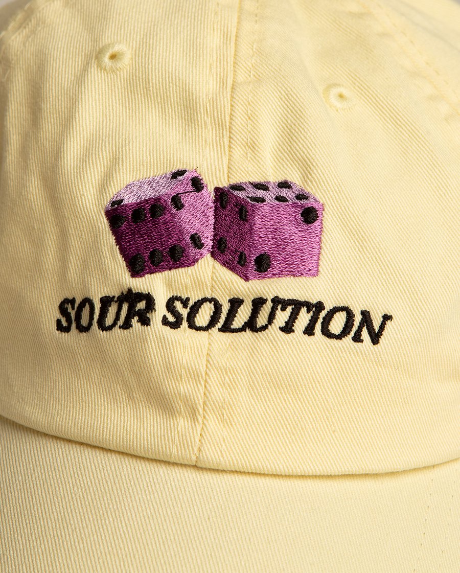 Sour Dice Cap Pastel Yellow (One Size)