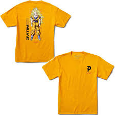 Primitive x Dragonball Z Goku Glow Tee Gold