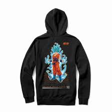Primitive DBZ Super Goku Hood Black