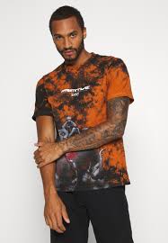 Primitive Moebius Anxiety Man Tee Washed Burnt