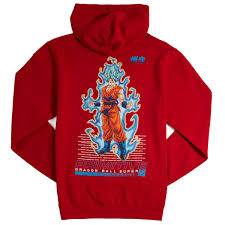 Primitive DBZ Super SSG Goku Youth Hood Red