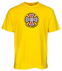 Independent Truck Co Tee Yellow