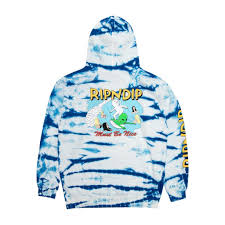 RipnDip Hang Ten Hoodie (Baby Blue Stripe Wash)