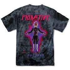 Primitive x DBZ Goku Black Rose Tee Washed