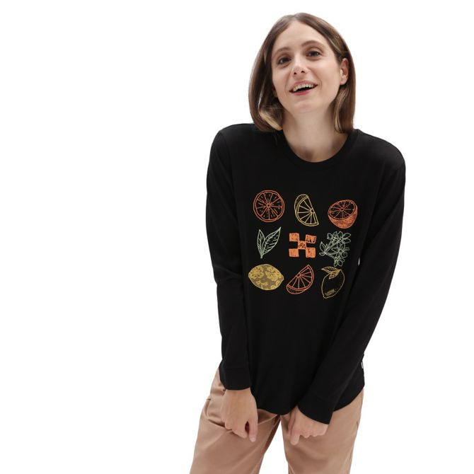 Vans Lizzie Boyfriend Longsleeve Tee Black