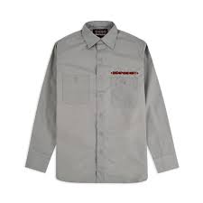 Independent Grindstone Work Shirt Pale Grey