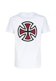 Independent Youth Bar Cross Tee White