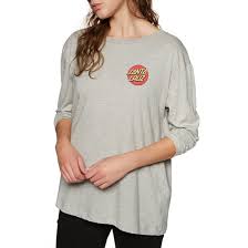 Santa Cruz Women Don't Walk LS Tee Grey