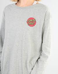 Santa Cruz Women Don't Walk LS Tee Grey