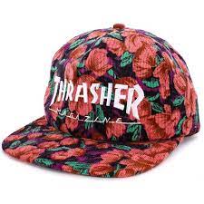 Thrasher Mag Logo Snapback Floral