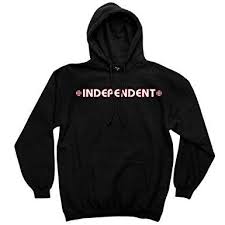 Independent Bar Cross Hood Black