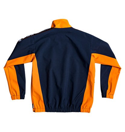 DC Astrak Packable Half Zip Tracksuit Jacket Navy/Orange