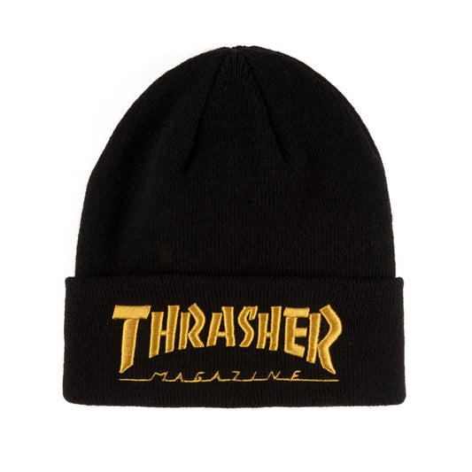 Thrasher -  Embroidered Logo Beanie Gold