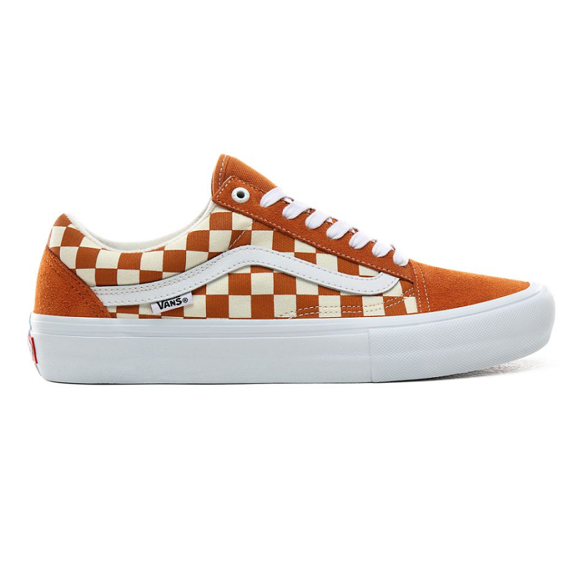 Vans - Old Skool Pro - Checkerboard Golden Oak