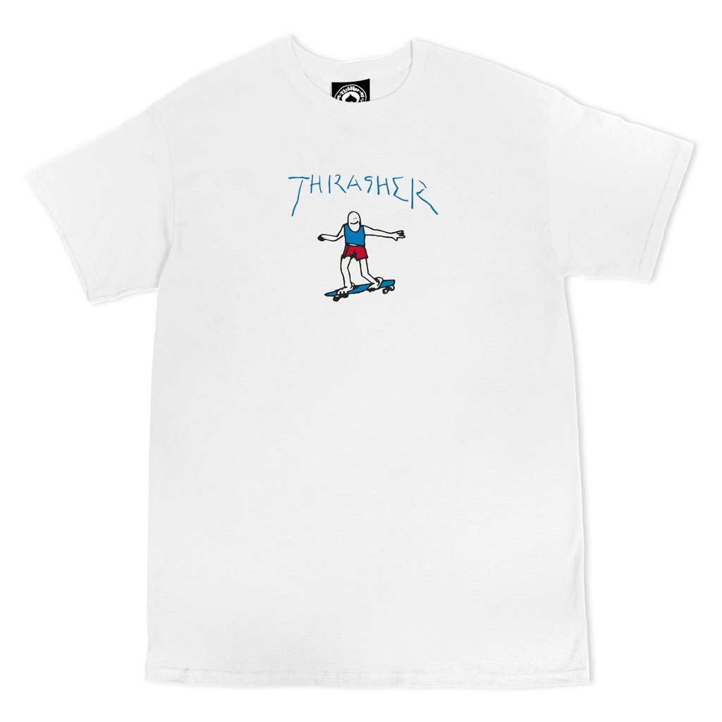 Thrasher Gonz Logo Tee White