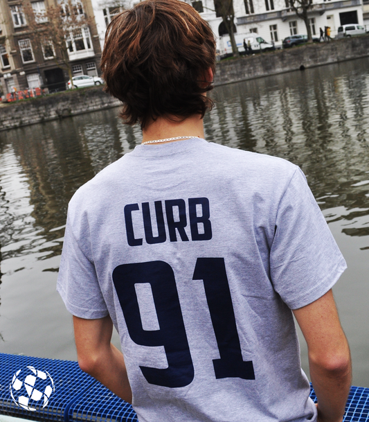 Curb League Tee 91' Heather Grey