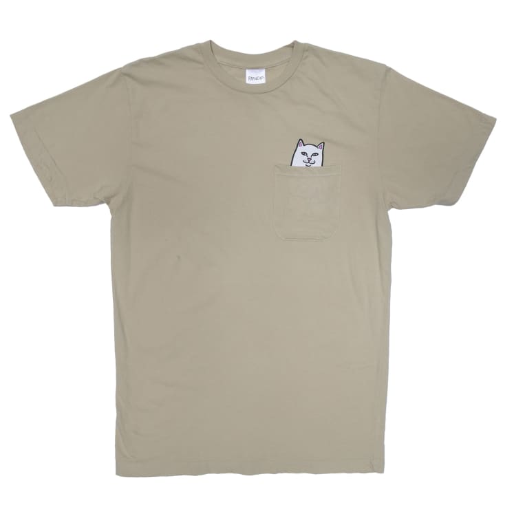 RipnDip Lord Nermal Pocket Tee Tan