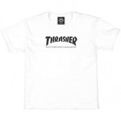 Thrasher Skate Mag Tee Youth White