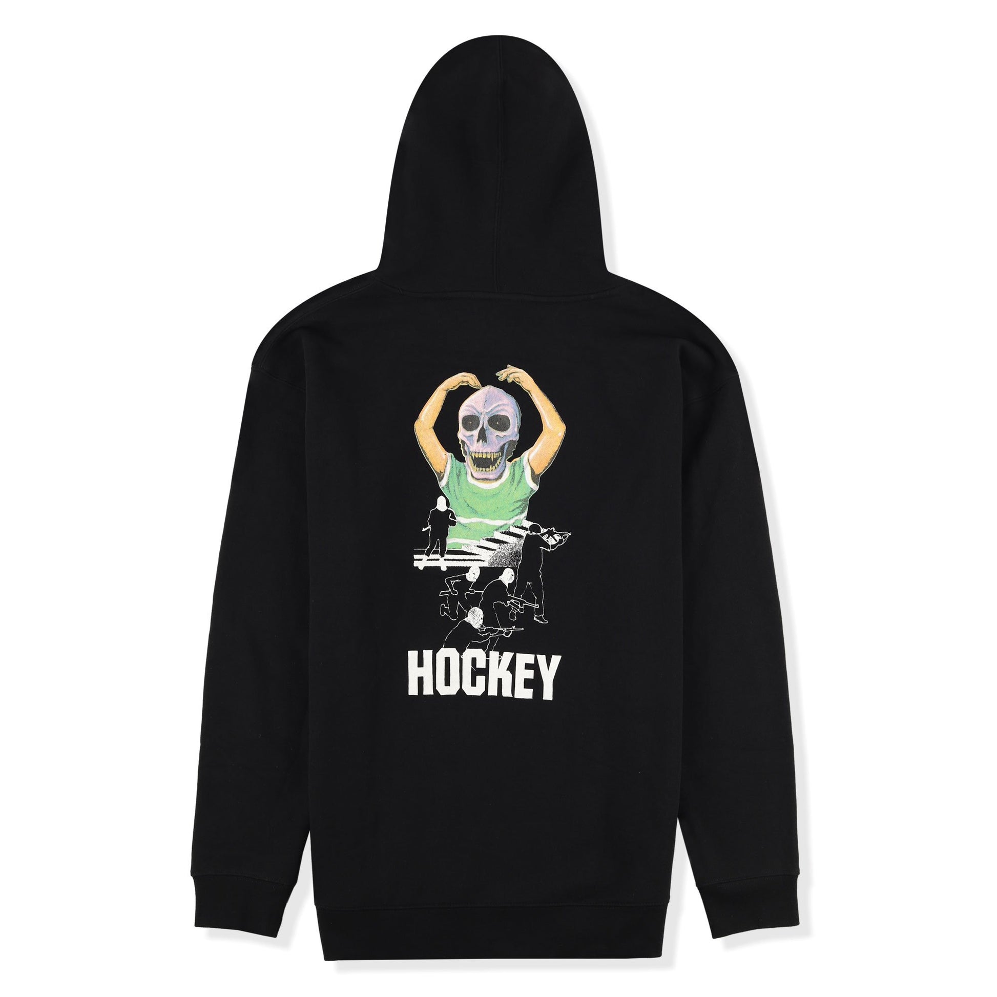 Hockey Skull Kid Hood Black