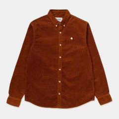 Carhartt LS Madison Cord Shirt Brandy/Wax