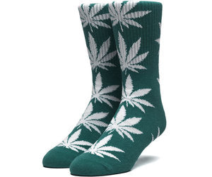 Huf Plantlife Crew Socks Botanical Green