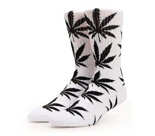 Huf Plantlife Crew Socks White/Black