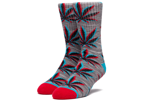 Huf Static Plantlife Socks Grey Heather