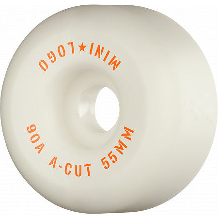 Mini Logo A-Cut 55mm 90a Wheels White