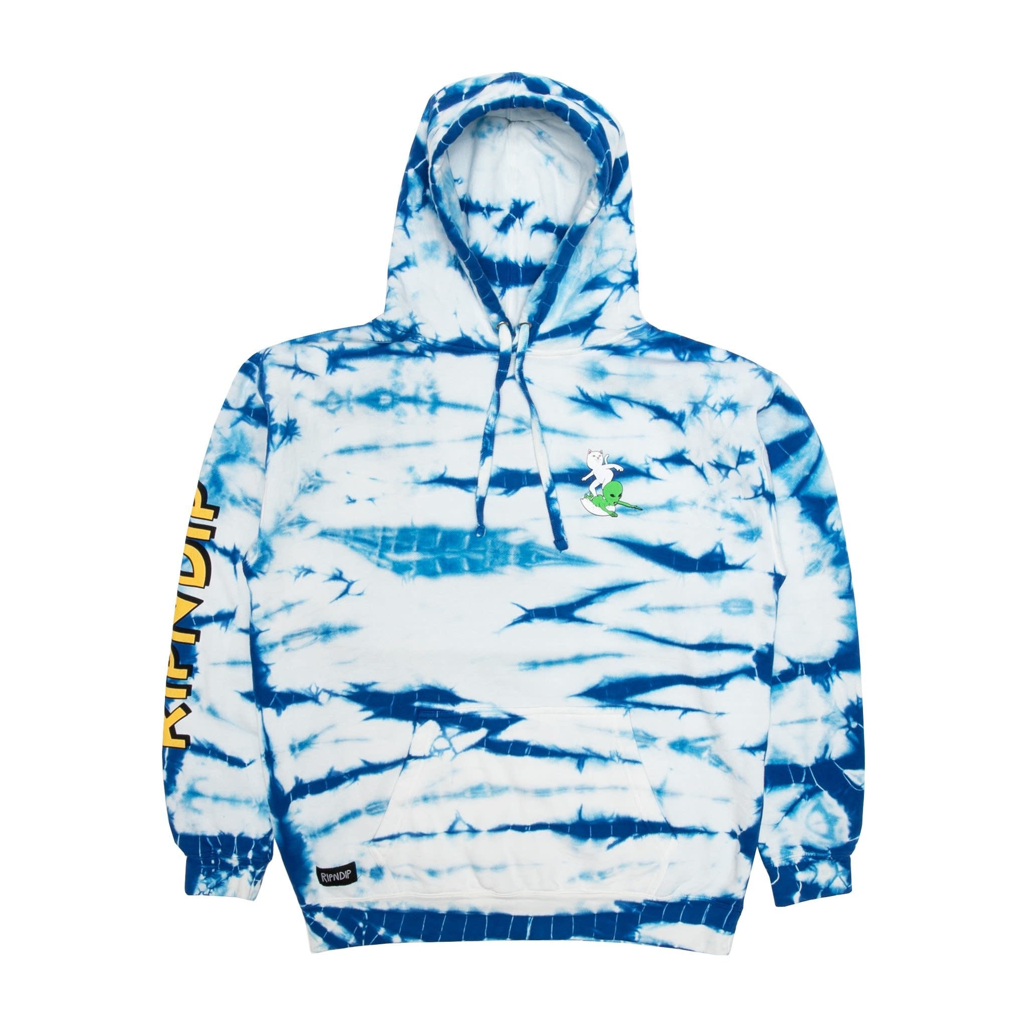 RipnDip Hang Ten Hoodie (Baby Blue Stripe Wash)