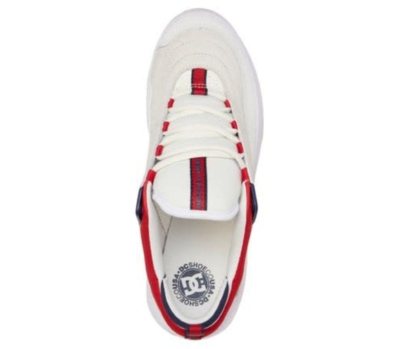 DC Williams Slim S White/Navy/Red