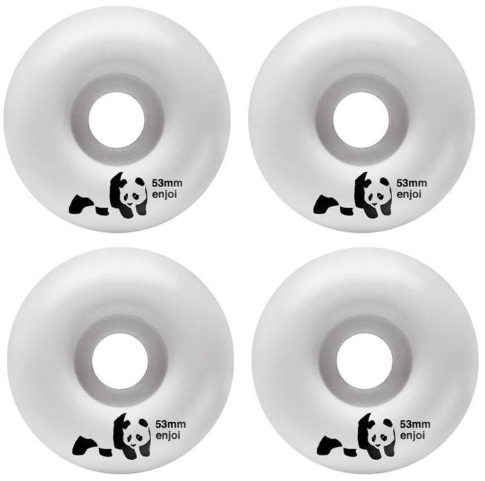 Enjoi Wheels White 53mm