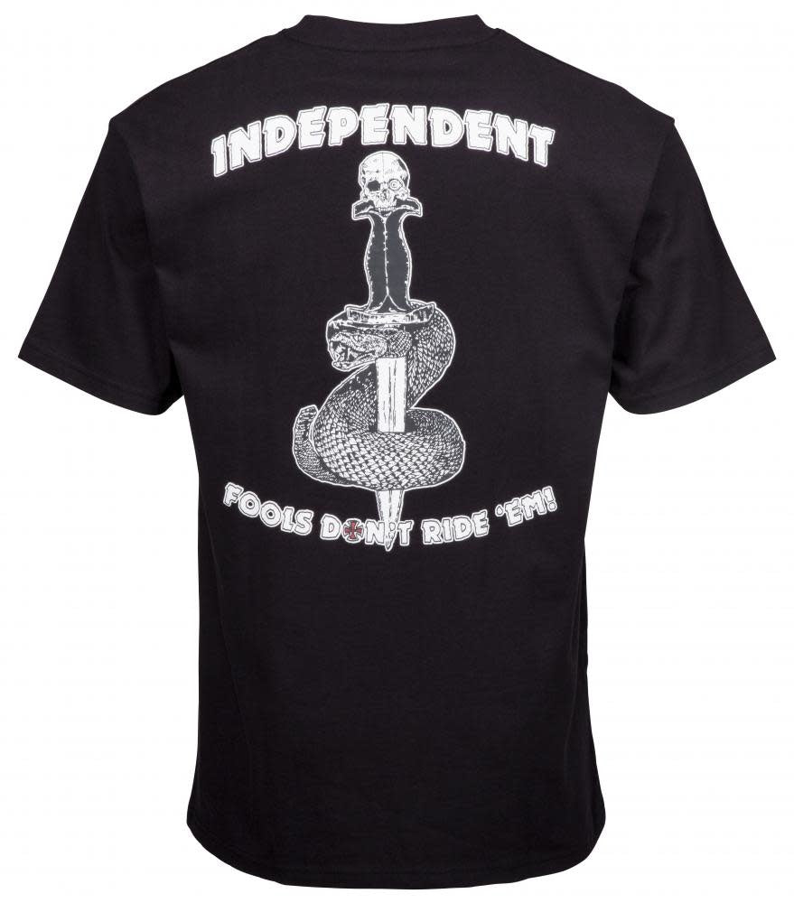 Independent Fools Don't Tee Black