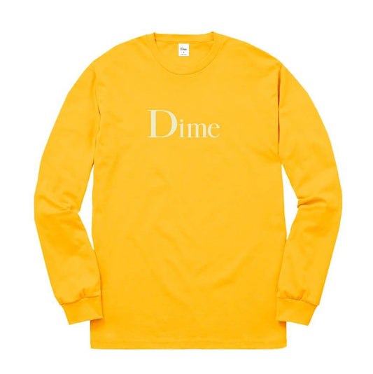 Dime Classic Logo Longsleeve Gold