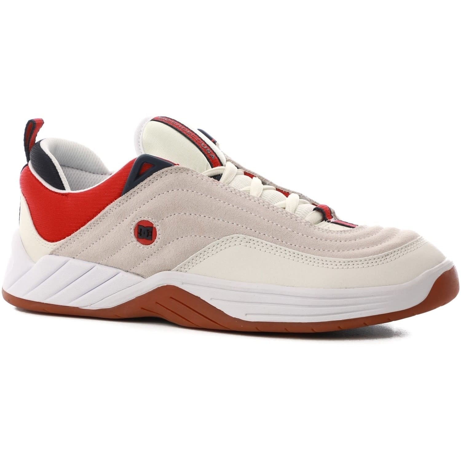 DC Williams Slim S White/Navy/Red