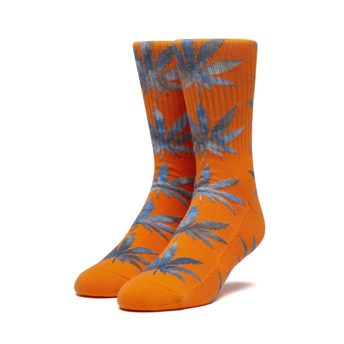 Huf Tie Dye Leaves Plantlife Socks Orange